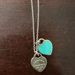 Tiffany Blue® Double Heart Tag Pendant